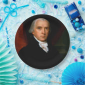 James Madison, het vierde President: koloniaal Ame Papieren Bordje (Feest)
