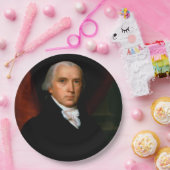 James Madison, het vierde President: koloniaal Ame Papieren Bordje (Feest)