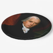 James Madison, het vierde President: koloniaal Ame Papieren Bordje (Gekanteld)
