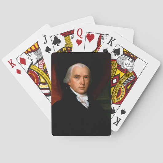 James Madison, het vierde President: koloniaal Ame Pokerkaarten (Achterkant)