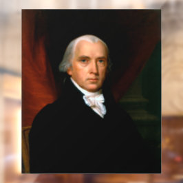 James Madison, het vierde President: koloniaal Ame Raamsticker