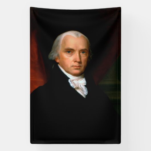 James Madison, het vierde President: koloniaal Ame Spandoek (Verticaal)
