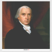 James Madison, het vierde President: koloniaal Ame Sticker (Vel)