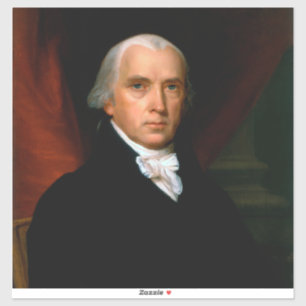 James Madison, het vierde President: koloniaal Ame Sticker