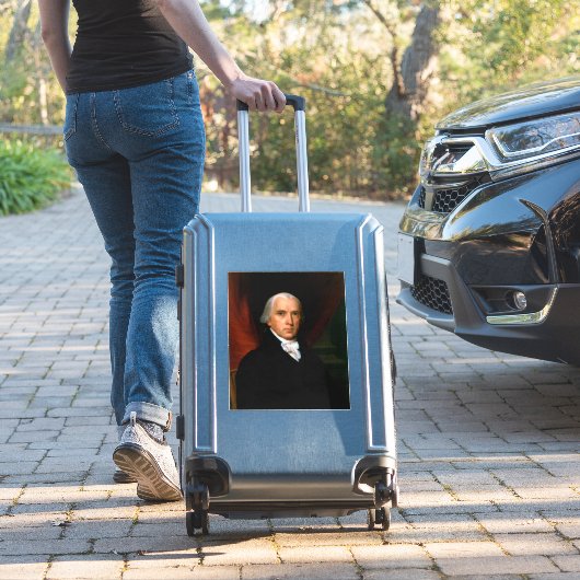 James Madison, het vierde President: koloniaal Ame Sticker (Koffer Insitu)
