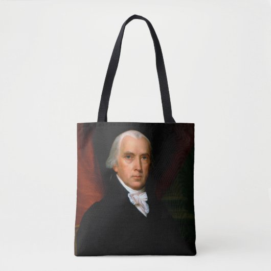 James Madison, het vierde President: koloniaal Ame Tote Bag (Voorkant)