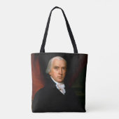 James Madison, het vierde President: koloniaal Ame Tote Bag (Achterkant)