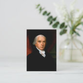 James Madison, het vierde President: koloniaal Ame Visitekaartje (Staand voorkant)