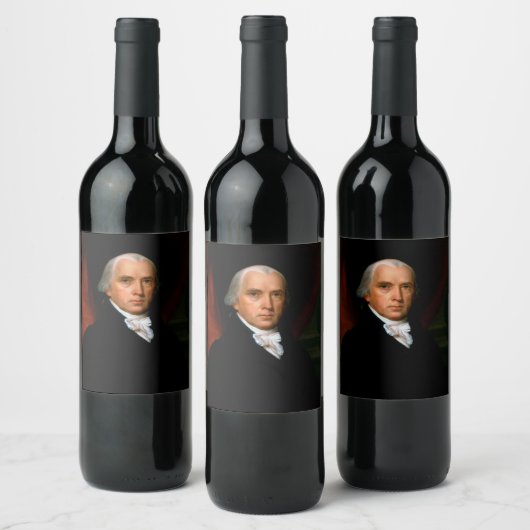 James Madison, het vierde President: koloniaal Ame Wijn Etiket (Flessen)