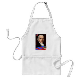James Madison-honkbalkaart Standaard Schort