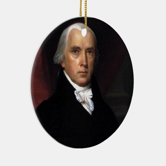 James Madison Keramisch Ornament (Rechts)
