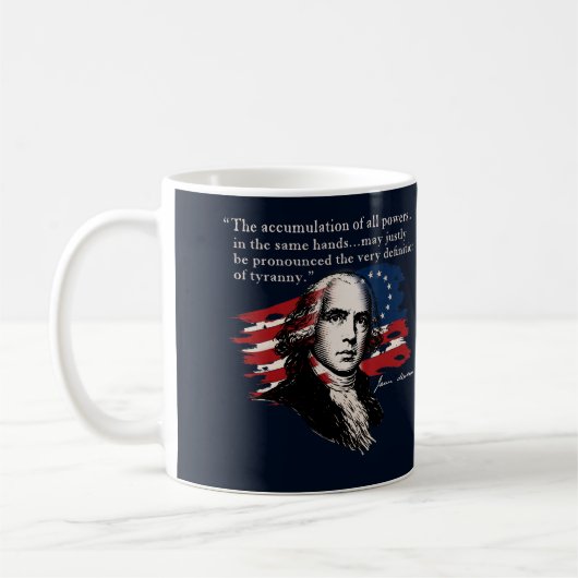 James Madison Koffiemok (Links)