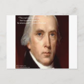 James Madison "Mistrust Power" Wisdom Quote Briefkaart (Voorkant)