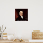 James Madison "Mistrust Power" Wisdom Quote Poster (Keuken)