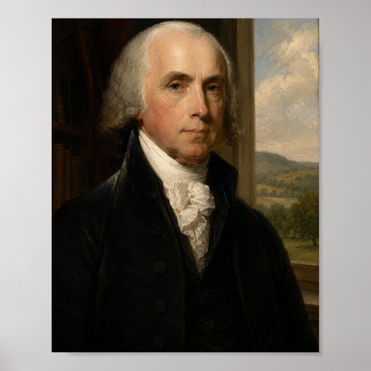 James Madison Olieportret | 4e President Poster (Voorkant)