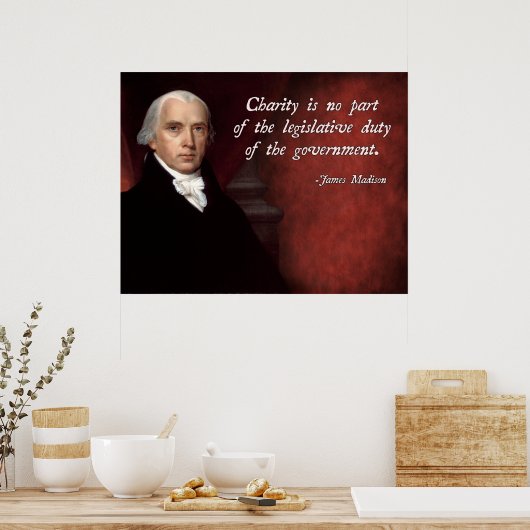 James Madison Poster (Keuken)