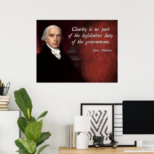James Madison Poster (Thuiskantoor)
