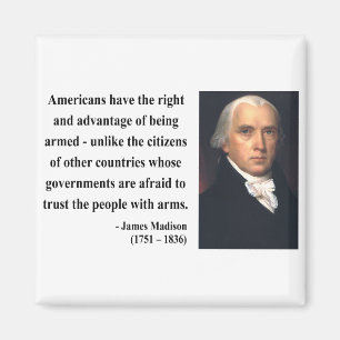 James Madison Quote 4b Magneet