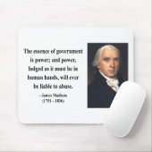 James Madison Quote 5b Muismat (Met muis)