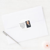 James Madison Quote 5b Ronde Sticker (Envelop)