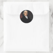 James Madison Ronde Sticker (Tas)