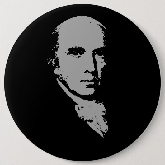 james madison silhouette ronde button 6,0 cm (Voorkant)
