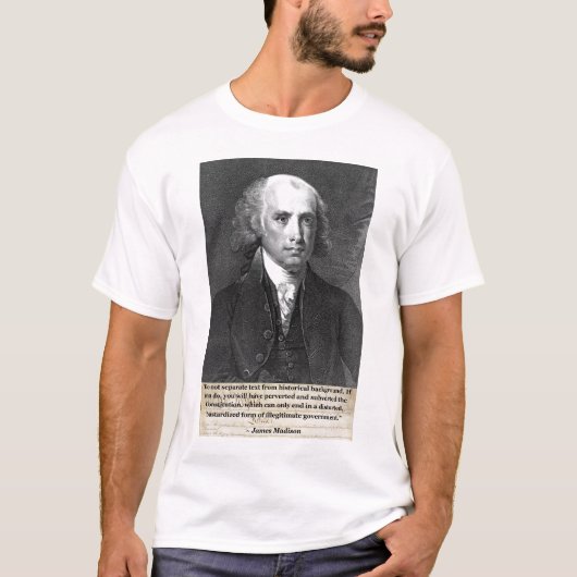 James Madison T-shirt (Voorkant)