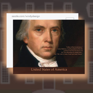 James Madison Verenigde Staten Briefkaart