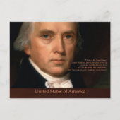 James Madison Verenigde Staten Briefkaart (Voorkant)