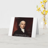 James Madison "War & Freedom" — Toeliften van de v Kaart (Gele Bloem)