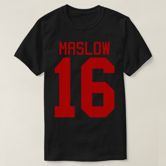 James Maslow jersey - rode tekst T-shirt (Design voorkant)