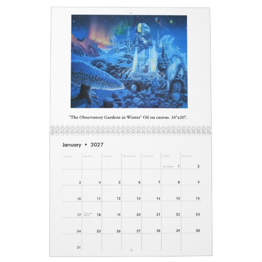 James McCarthy- Surrealisme en het Landschap 2015 Kalender (Jan 2027)