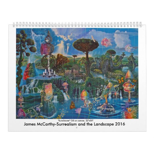 James McCarthy-Surrealisme en het landschap 2016 Kalender (Hoes)