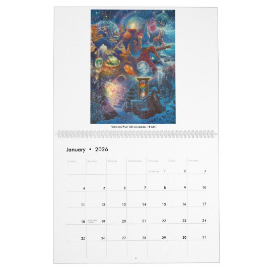 James McCarthy-Surrealisme en het landschap 2016 Kalender (Jan 2026)