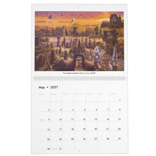James McCarthy-Surrealisme en het landschap 2016 Kalender (Mei 2027)