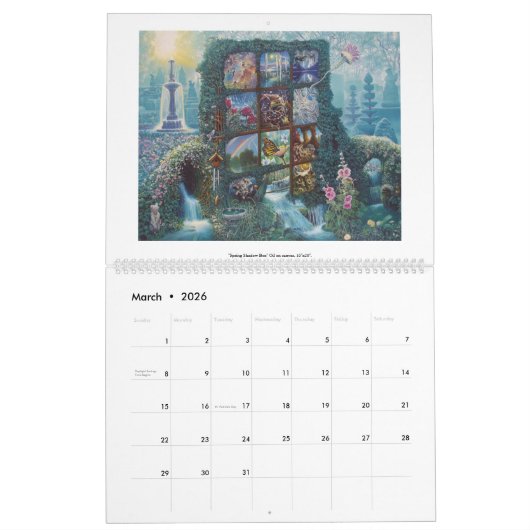 James McCarthy-Surrealisme en het landschap 2017 Kalender (Mar 2026)