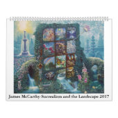 James McCarthy-Surrealisme en het landschap 2017 Kalender (Hoes)