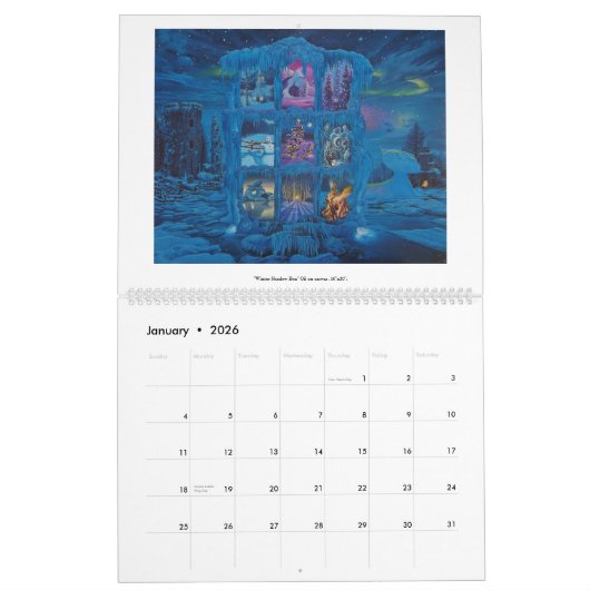 James McCarthy-Surrealisme en het landschap 2017 Kalender (Jan 2026)