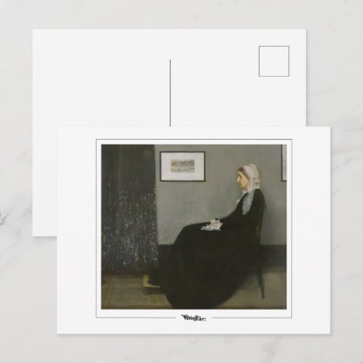 James McNeill Whistler #1 - Fijne Kunst Briefkaart (Voorkant / Achterkant)