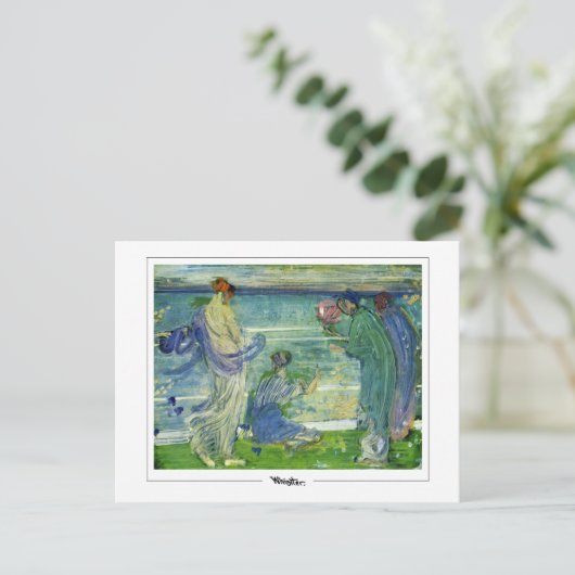 James McNeill Whistler #409 - Fine Art Briefkaart (Staand voorkant)