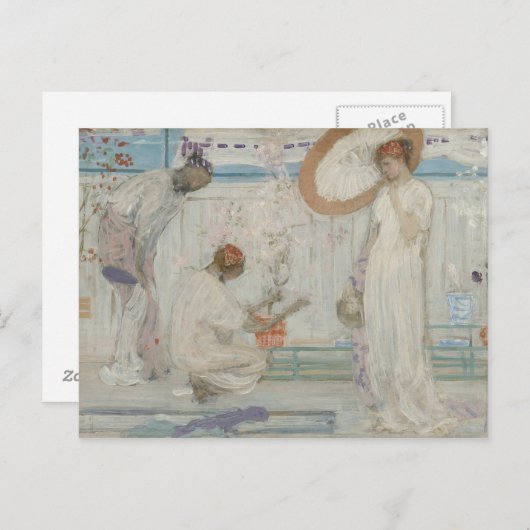 James McNeill Whistler - De witte symfonie Briefkaart (Voorkant / Achterkant)