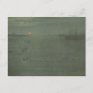 James McNeill Whistler - Nocturne - Blue en Gold Briefkaart