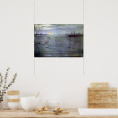 James McNeill Whistler Nocturne Blue en Gold Poster (Keuken)