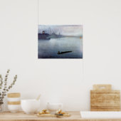 James McNeill Whistler Nocturne in Blue en Silver Poster (Keuken)