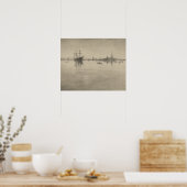 James McNeill Whistler - Nocturne Poster (Keuken)