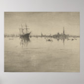 James McNeill Whistler - Nocturne Poster (Voorkant)
