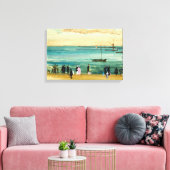 James McNeill Whistler Southend Pier Canvas Afdruk (Insitu (Woonkamer))