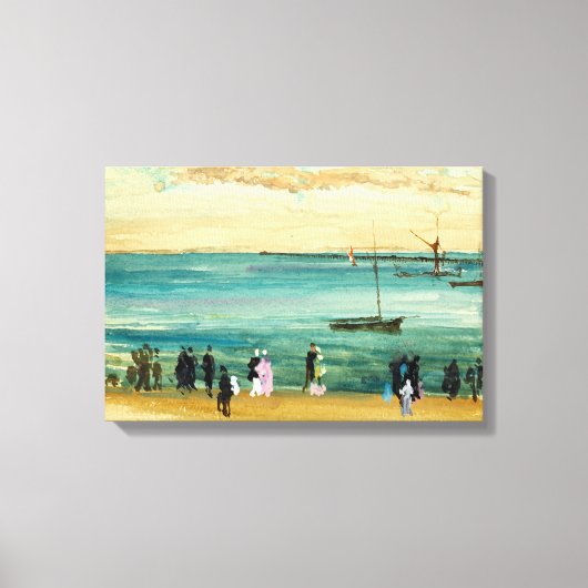 James McNeill Whistler Southend Pier Canvas Afdruk (Voorkant)