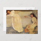 James McNeill Whistler- Symphony in White, nr. 3 Briefkaart (Voorkant / Achterkant)
