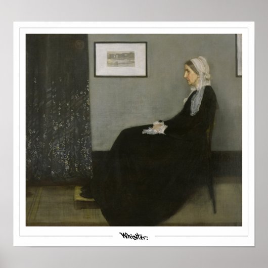 James McNeill Whistler Zedign Art Poster #1 (Voorkant)
